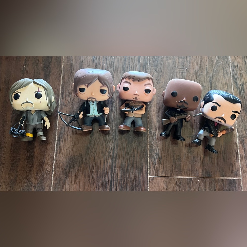 The Walking Dead Funko Pop Set